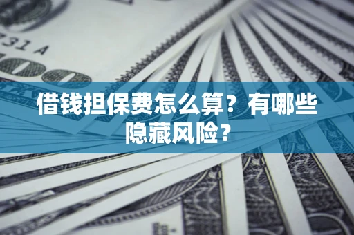北京借钱担保费怎么算？有哪些隐藏风险？