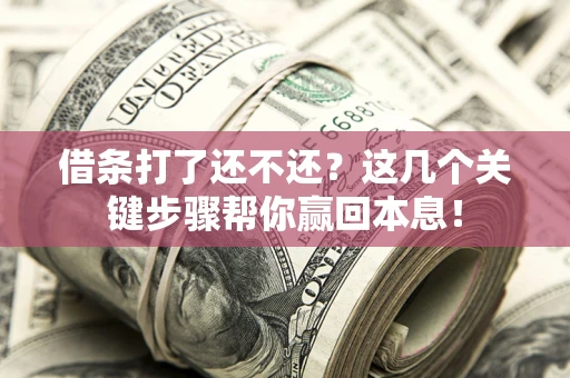 北京借条打了还不还？这几个关键步骤帮你赢回本息！