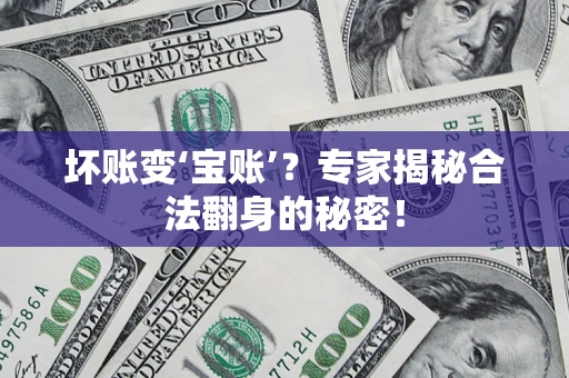 北京坏账变‘宝账’？专家揭秘合法翻身的秘密！