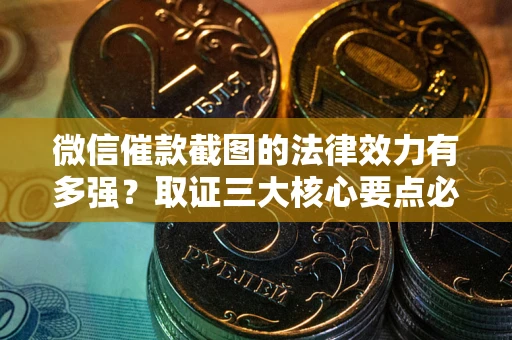 北京微信催款截图的法律效力有多强？取证三大核心要点必须知道！