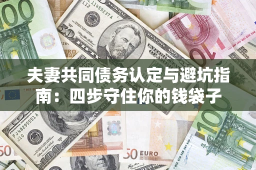 北京夫妻共同债务认定与避坑指南：四步守住你的钱袋子