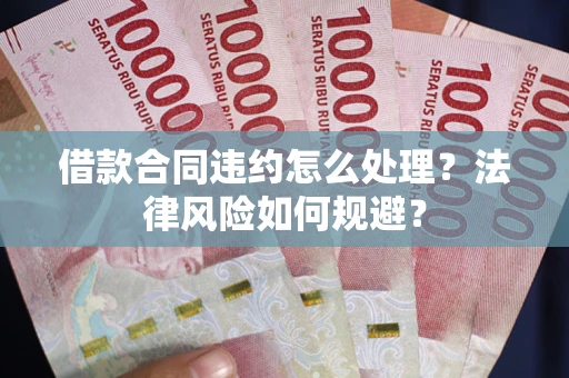 北京借款合同违约怎么处理？法律风险如何规避？