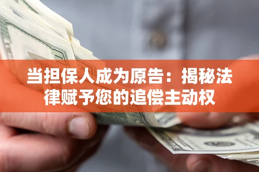 北京当担保人成为原告:揭秘法律赋予您的追偿主动权 北京当担保人成为原告:揭秘法律赋予您的追偿主动权