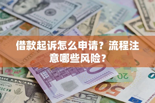 北京借款起诉怎么申请？流程注意哪些风险？